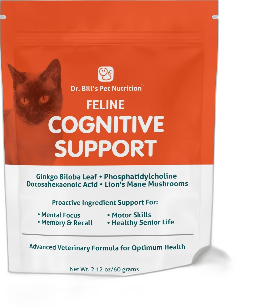 Dr. Bill's Pet Nutrition Feline Cognitive Support Cat Supplement Powder pet supplement