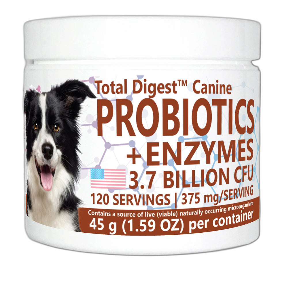 Equa Holistics Total Digest Canine Probiotics & Enzymes pet supplement