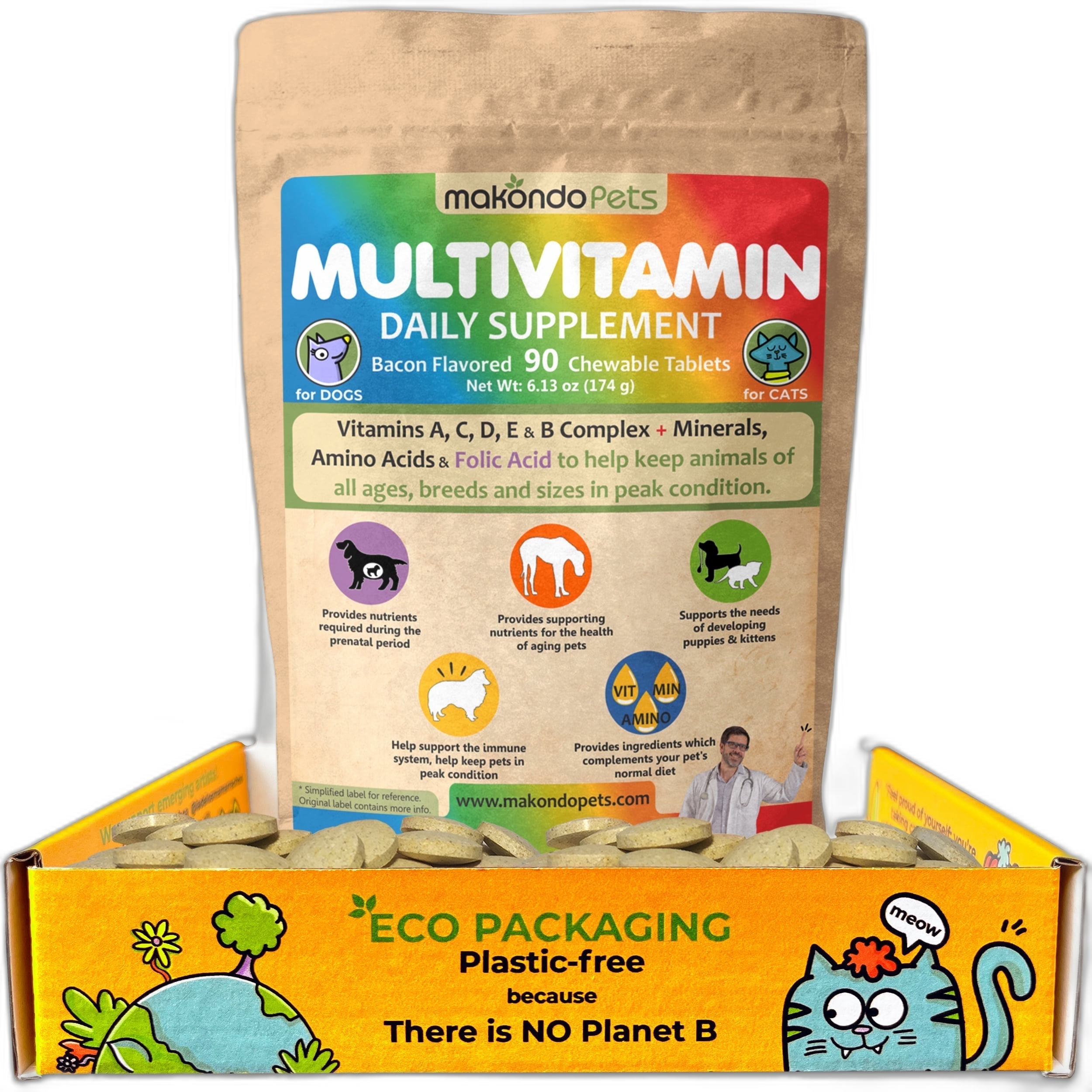 Makondo Pets Multivitamin for Dogs and Cats multivitamins supplement