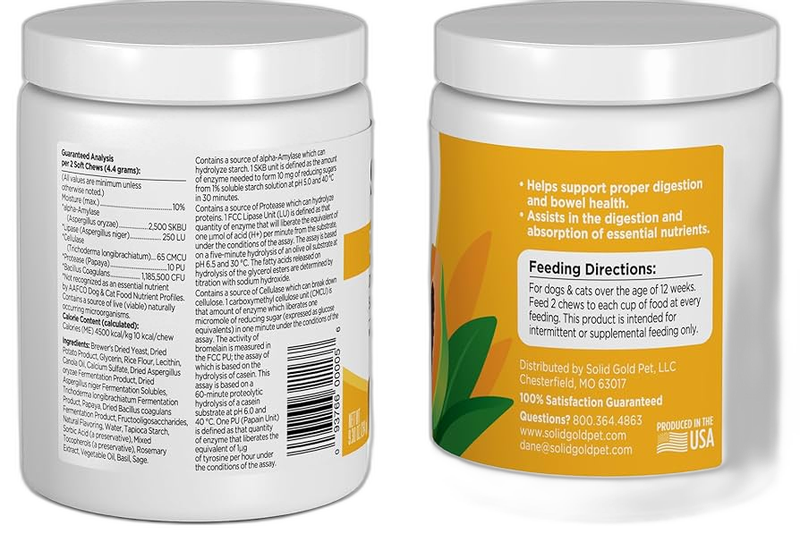 Particular Paws Probiotics for Dogs digestive health supplement