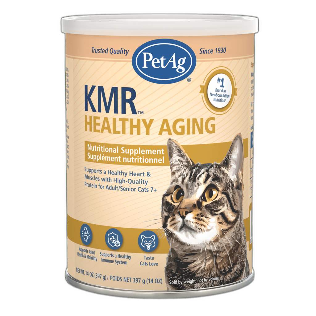 PetAg KMR Healthy Aging Milk Powder Supplement for Cats pet supplement