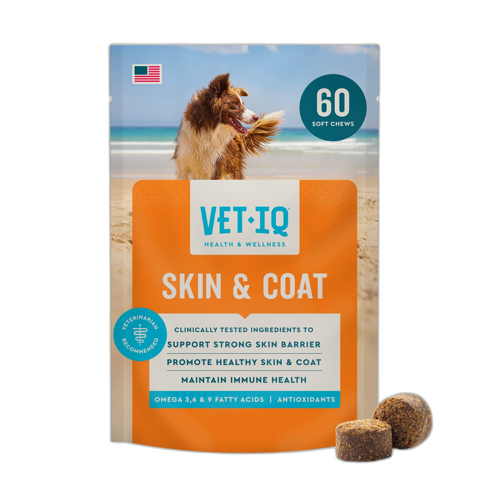 PetIQ Skin & Coat Supplement for Dogs pet supplement