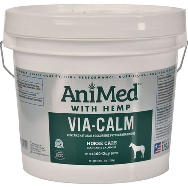 AniMed Via Calm Horse Supplement, 5-lb tub