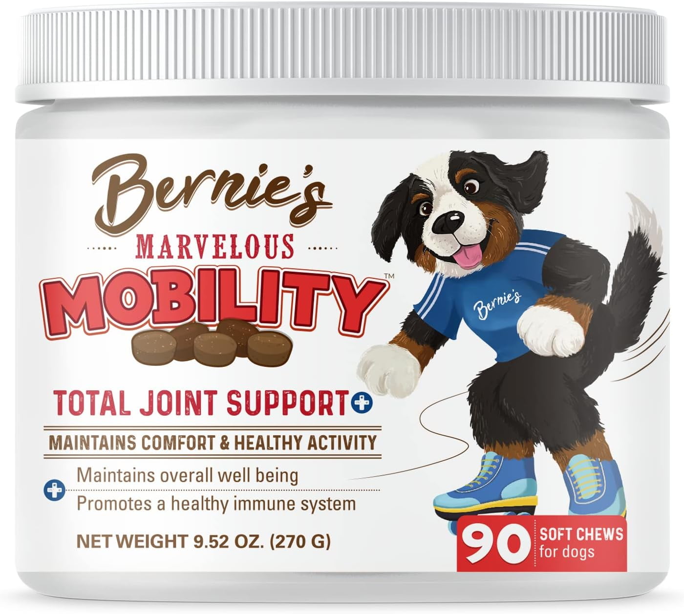 Bernie's Marvelous Mobility Daily Hip & Joint Supplement pet supplement