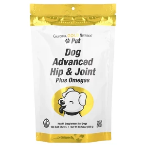 California Gold Nutrition Pet, Dog Advanced Hip & Joint, 120 Soft Chews by California Gold Nutrition