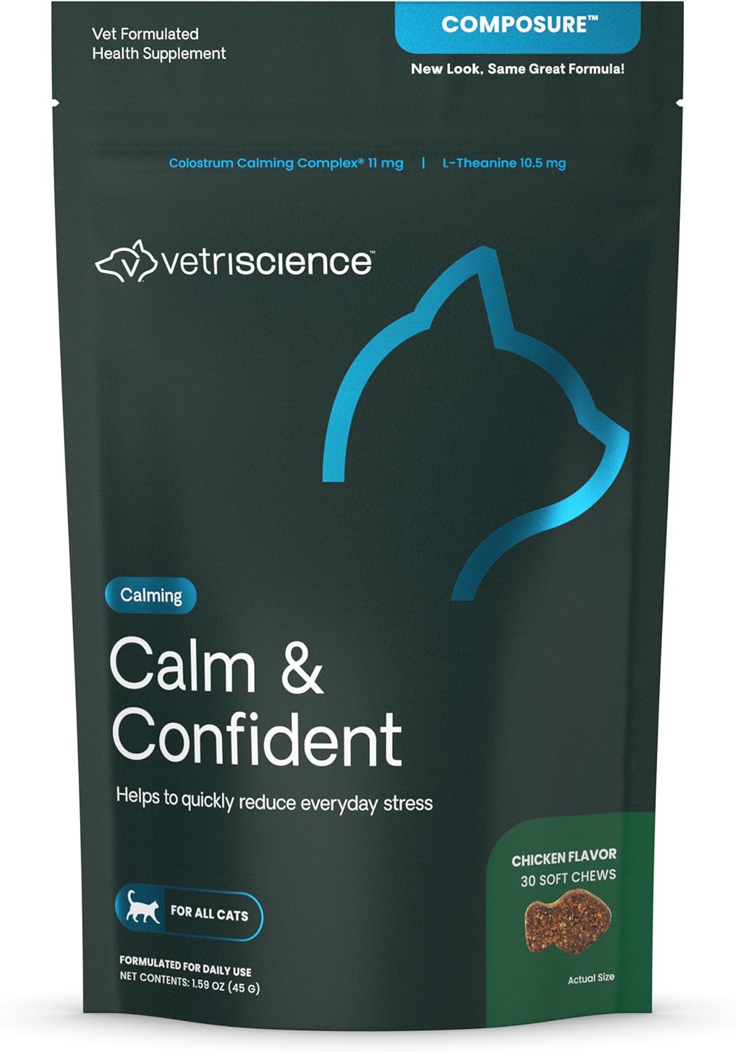 Composure Calming Chews for Cats