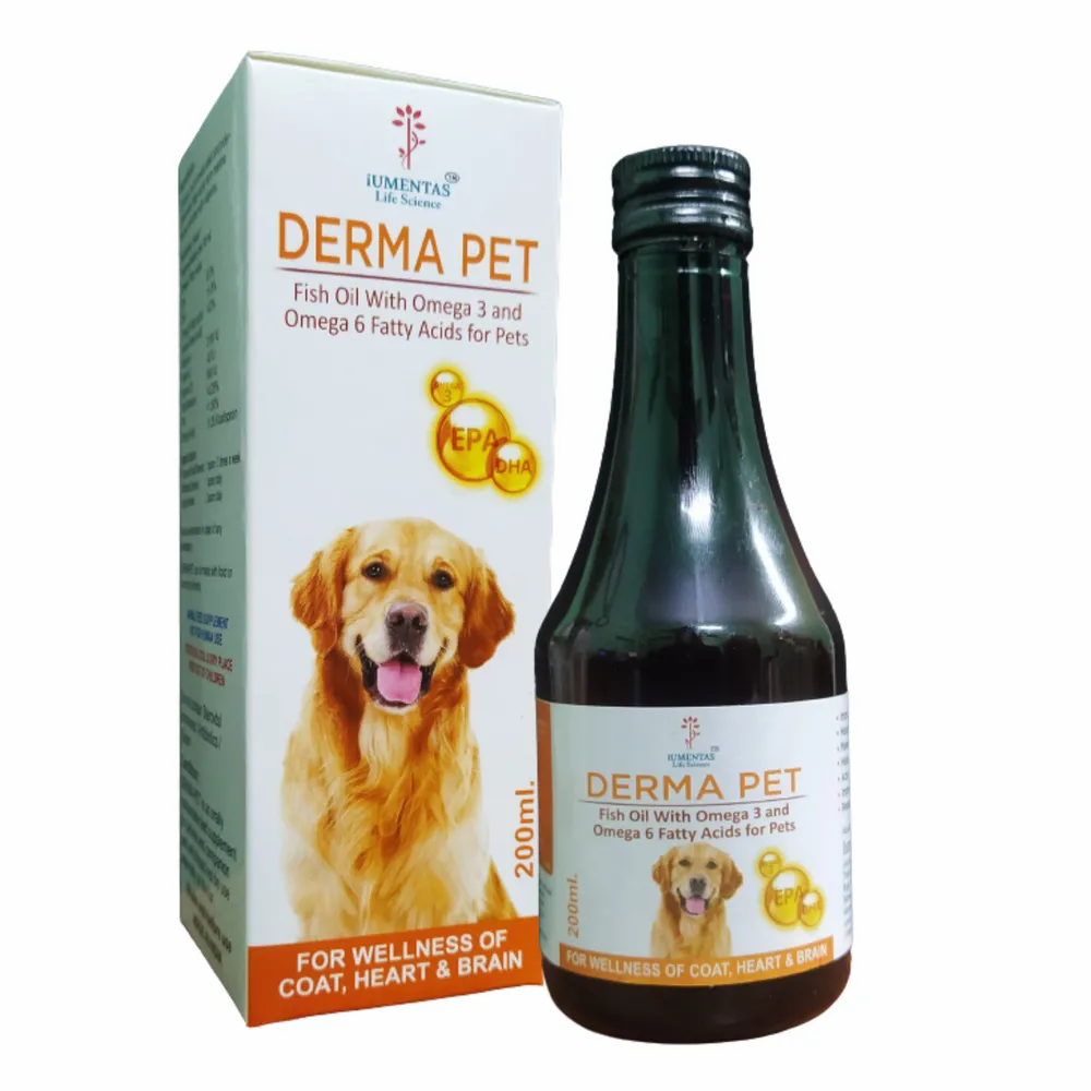 DermaPet EFA Omega-3 Supplement for Dogs by DermaPet
