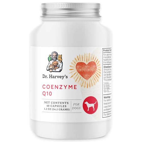 Dr. Harvey's Coenzyme Q10 Supplement for Dogs and Cats, 60 Capsules