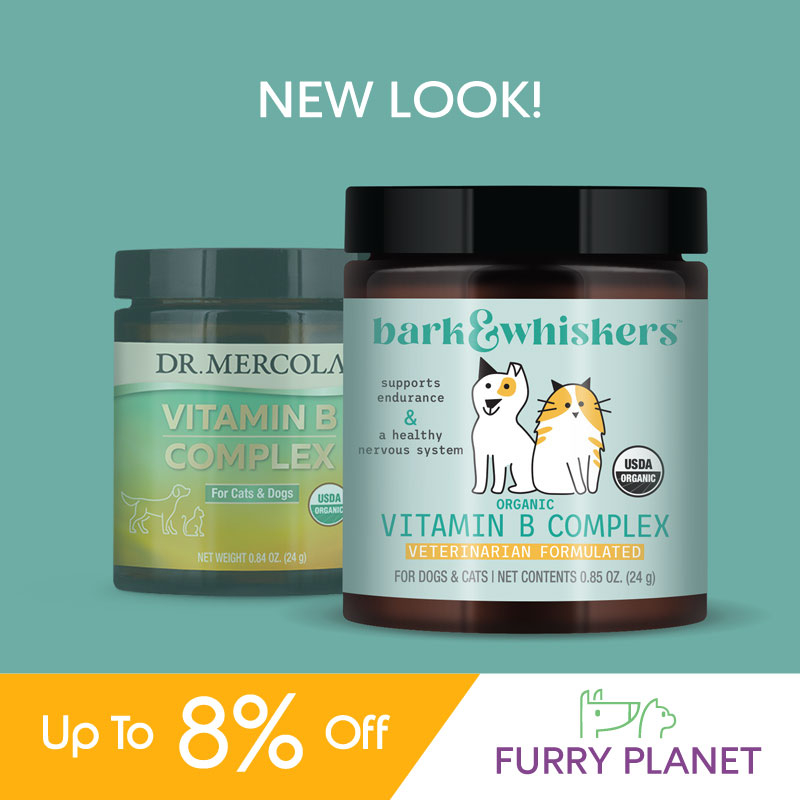Dr. Mercola Bark & Whiskers Multivitamin for Cats & Dogs - Organic Whole Food Supplement