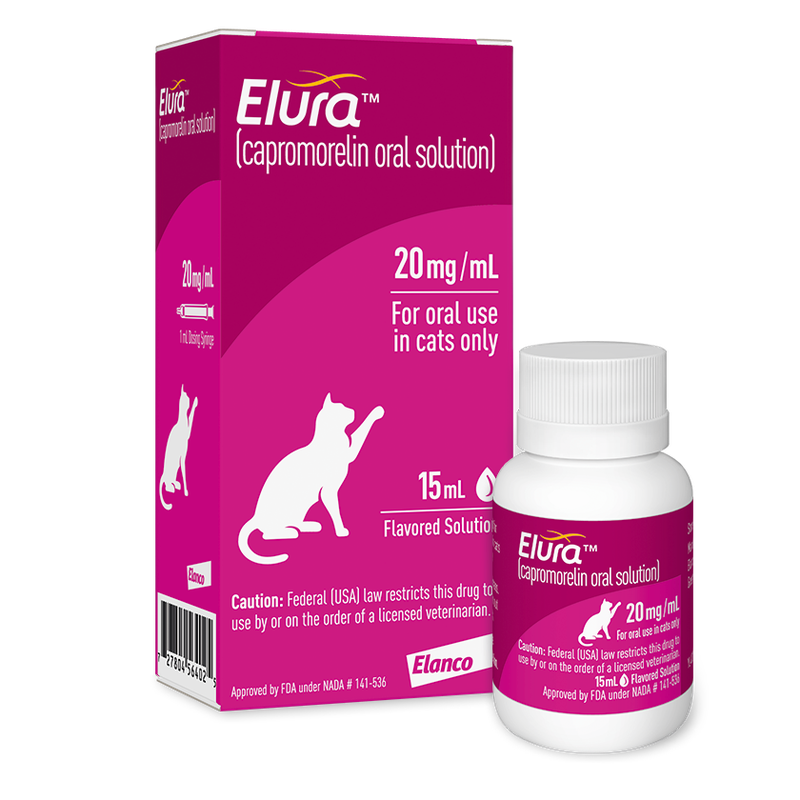 Elura (Capromorelin) Appetite Stimulant for Cats