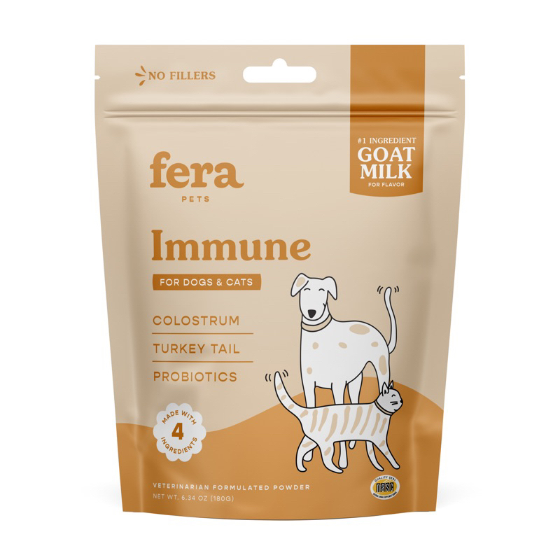 Fera Pet Organics Goat Milk Topper for Dogs & Cats