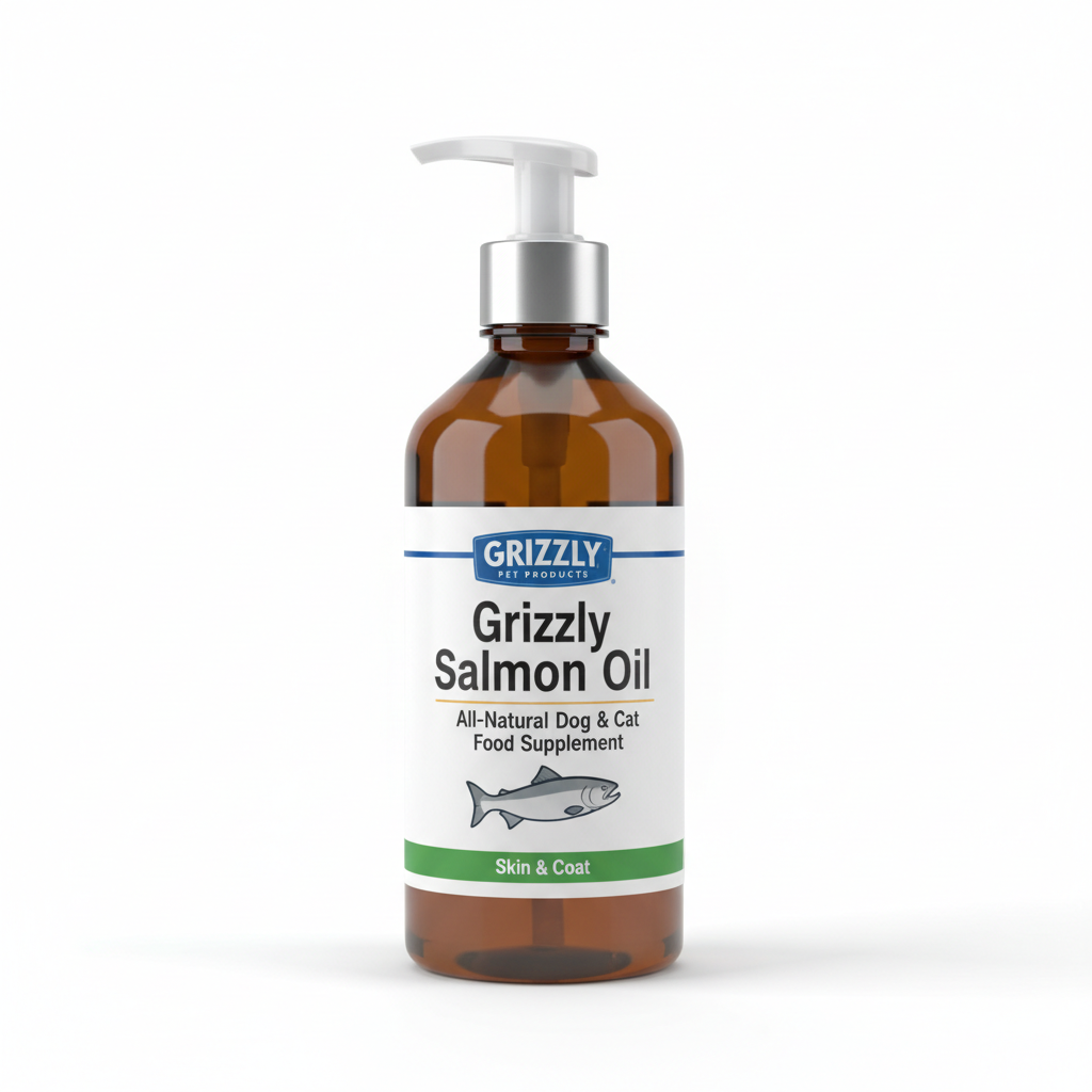 Grizzly Salmon Oil All-Natural Dog & Cat Food Supplement pet supplement