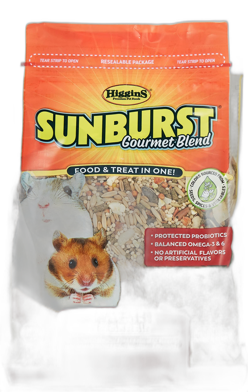 Higgins Sunburst Gourmet Hamster Food hamster vitamins & nutrition supplement