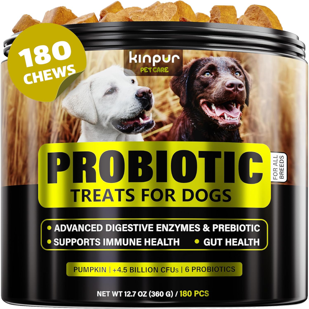 Kinpur Immune Support for Dogs - All-Natural Boost with Mushrooms & Probiotics