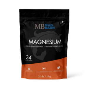 Mad Barn Magnesium Oxide Muscle Relaxation & Nerves Horse Powder Supplement, 11-lb bucket horse calming & behavior supplement