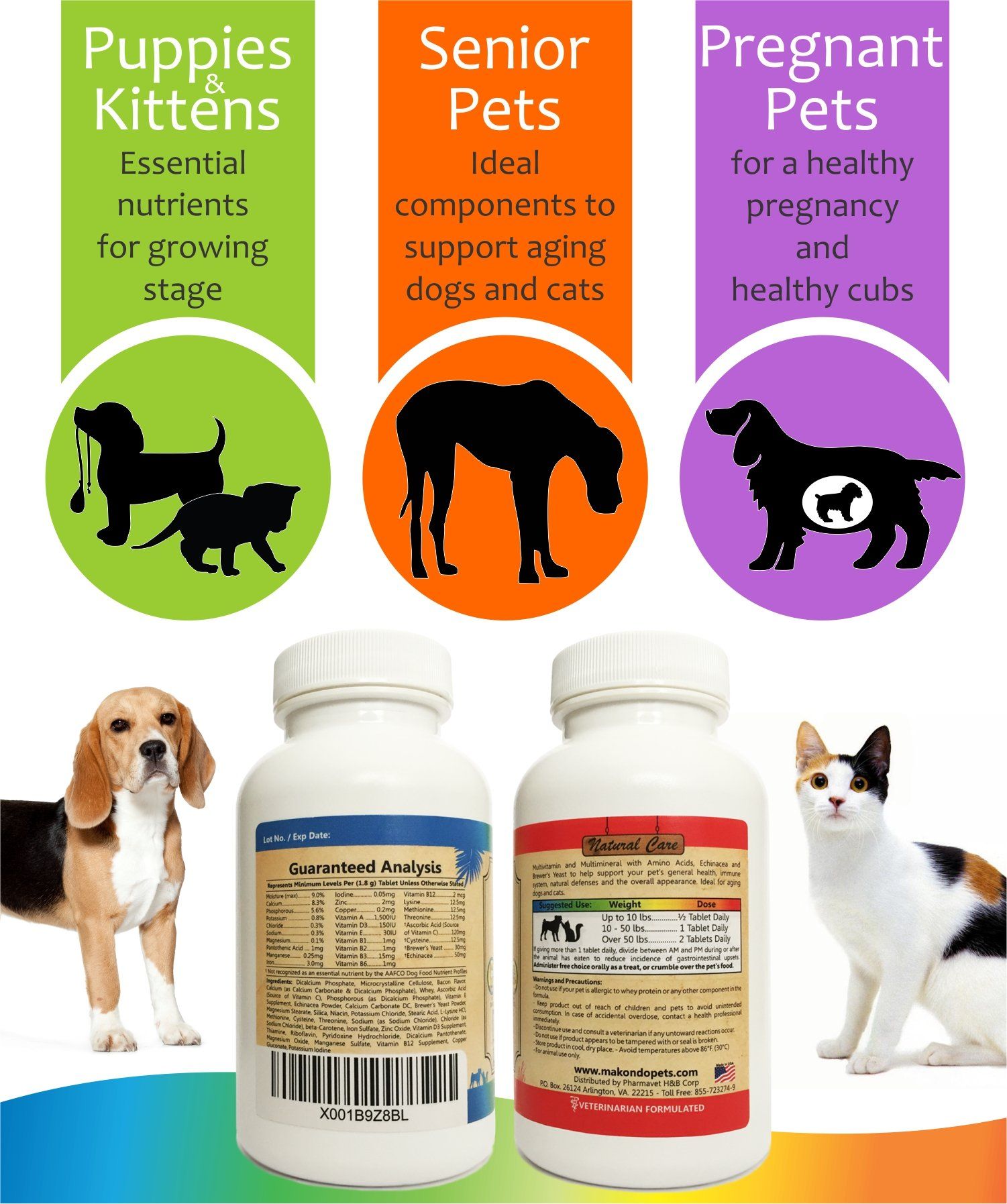 Makondo Pets Senior Dog Multivitamin