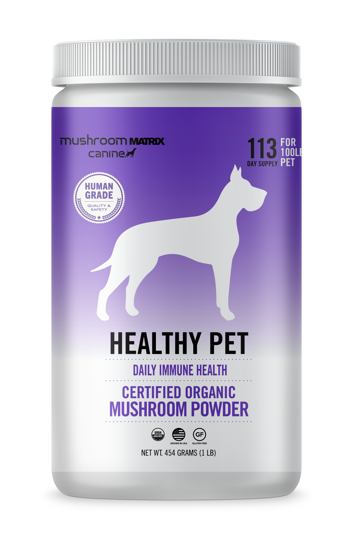 Mushroom Matrix Canine Immune Support pet supplement