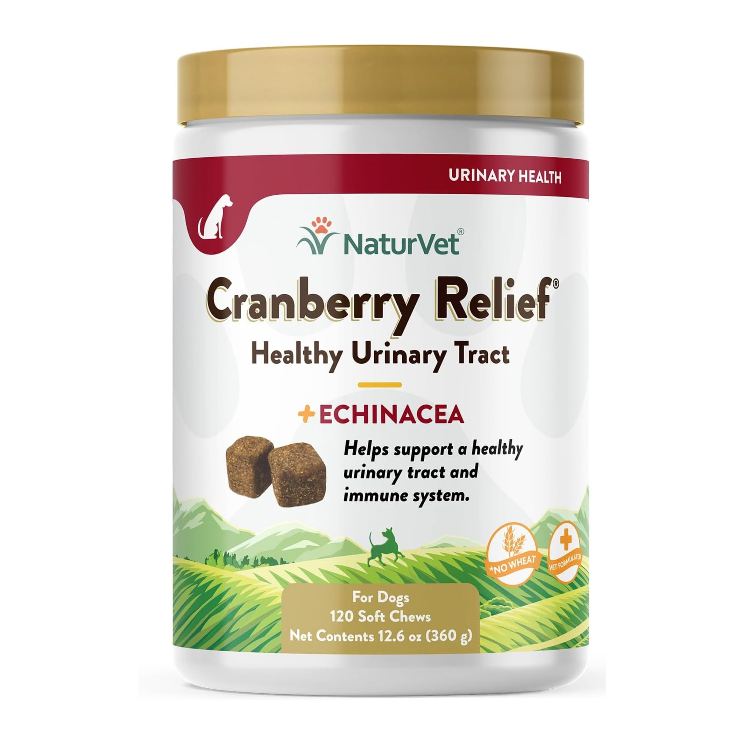 NaturVet Cranberry Relief Plus Echinacea Soft Chews for Dogs by NaturVet