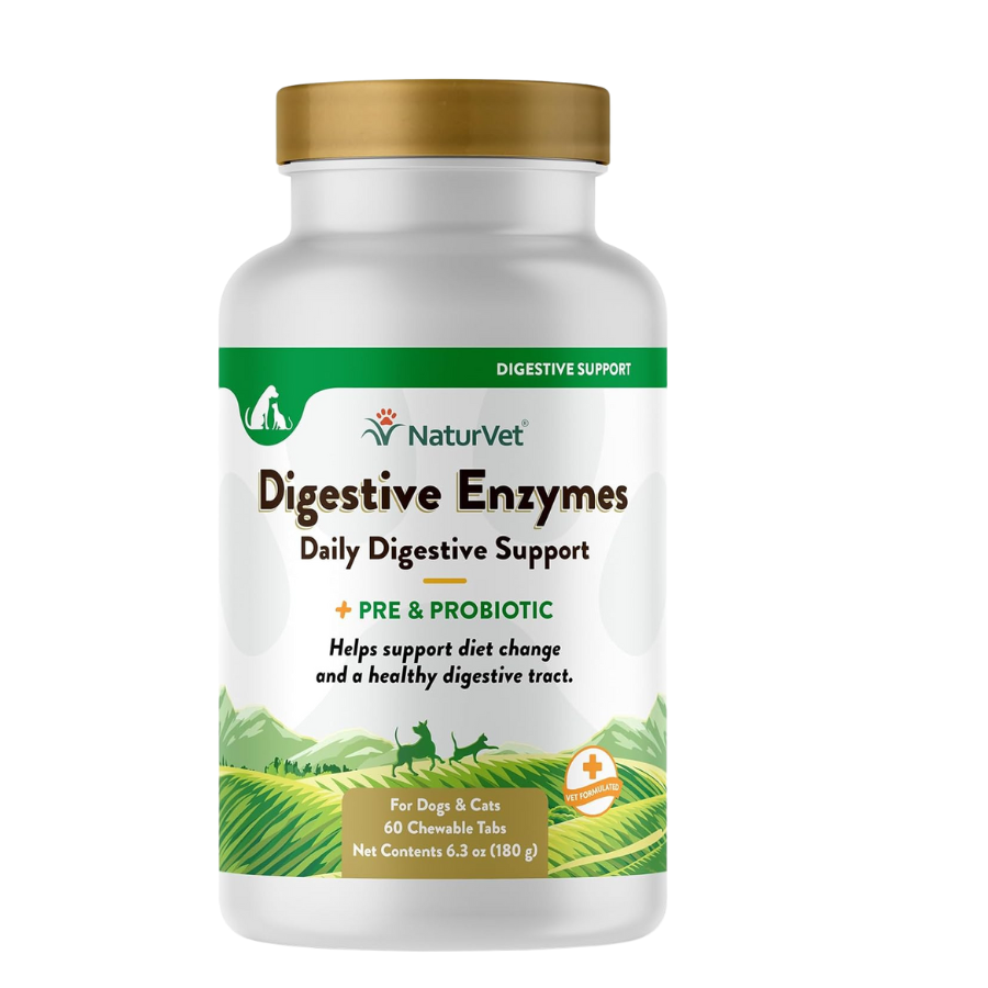 NaturVet Digestive Enzymes Plus Probiotic