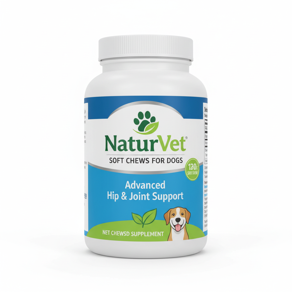NaturVet VitaPet Adult Daily Vitamins Plus Glucosamine