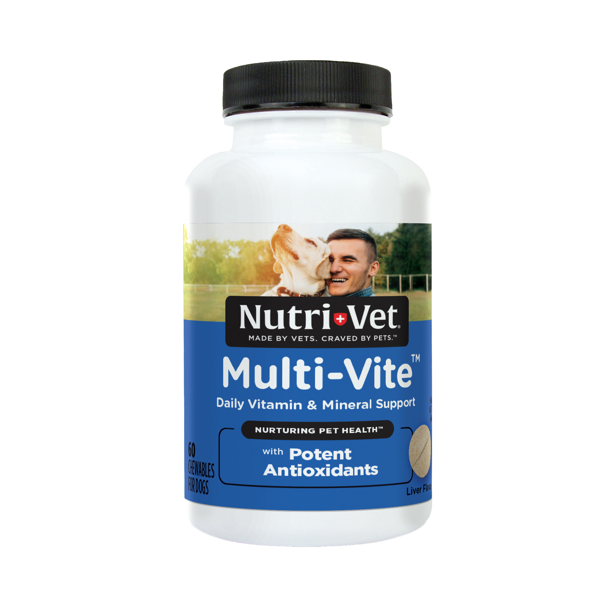 Nutri-Vet Multi-Vite Chewables for Dogs & Cats - Daily Essential Vitamins pet supplement