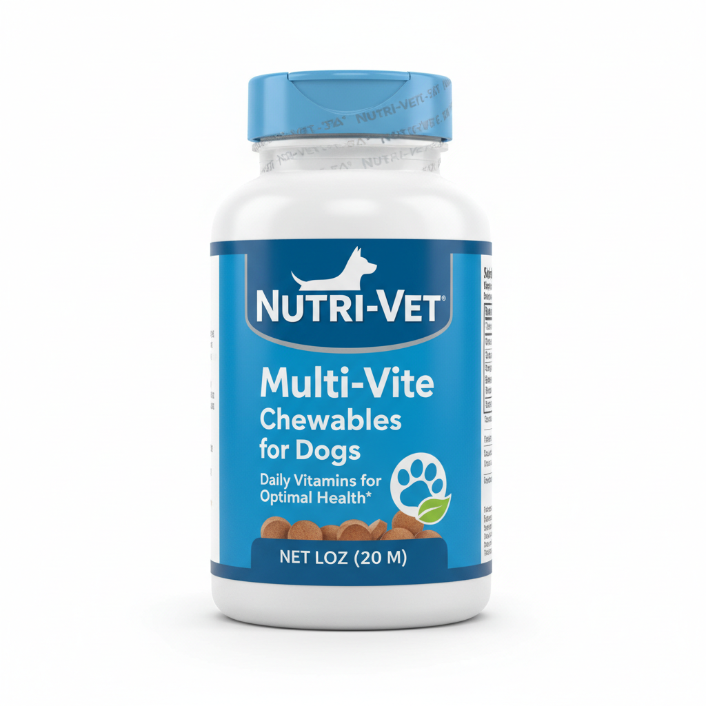 Nutri-Vet Multi-Vite Chewables for Dogs - Daily Vitamins for Optimal Health pet supplement