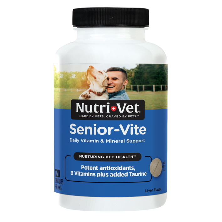 Nutri-Vet Senior-Vite Daily Vitamins for Dogs pet supplement