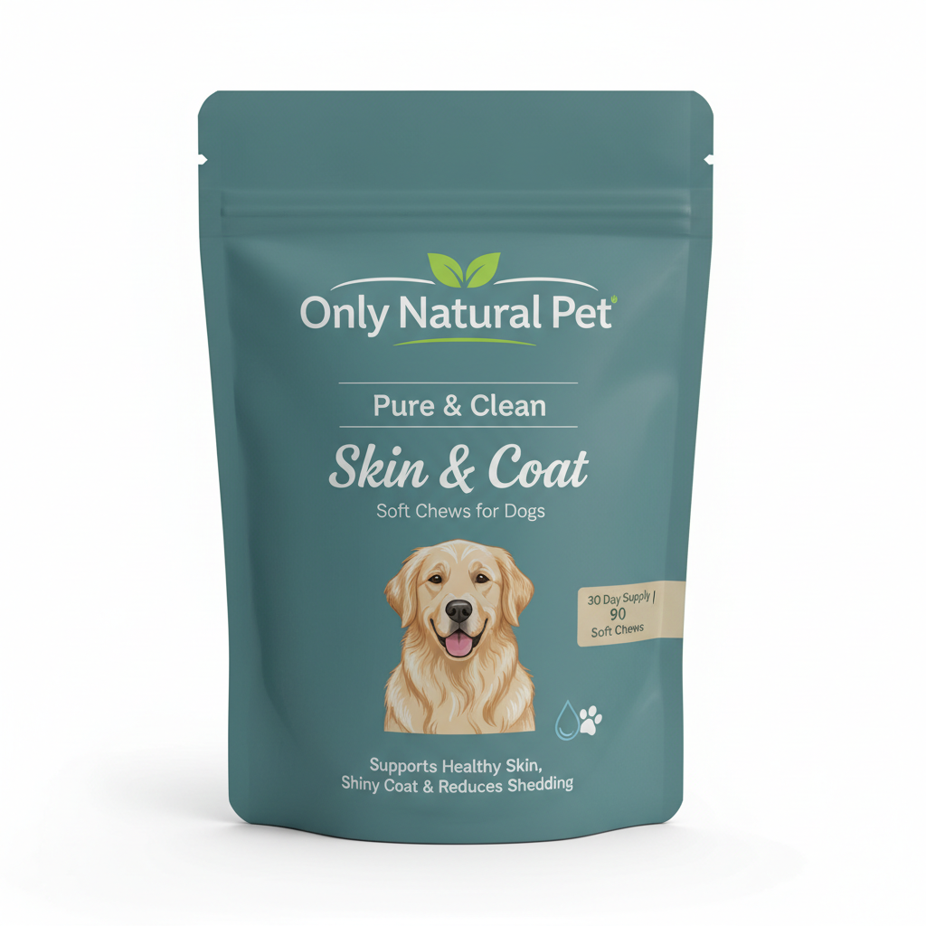 Only Natural Pet Pure & Clean Skin & Coat Soft Chews for Dogs skin & coat supplement