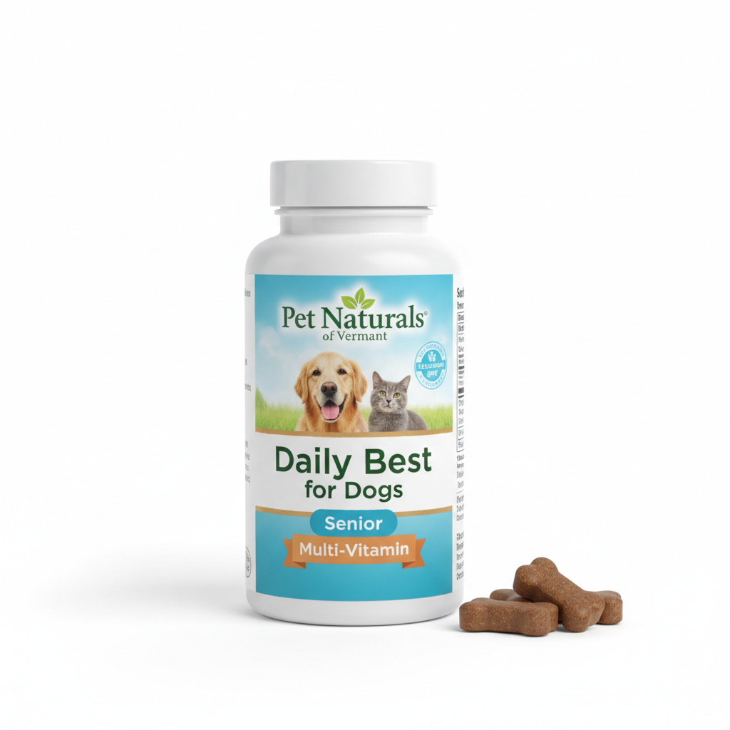 Pet Naturals of Vermont Daily Best for Dogs - Senior Multi-Vitamin senior pet supplement