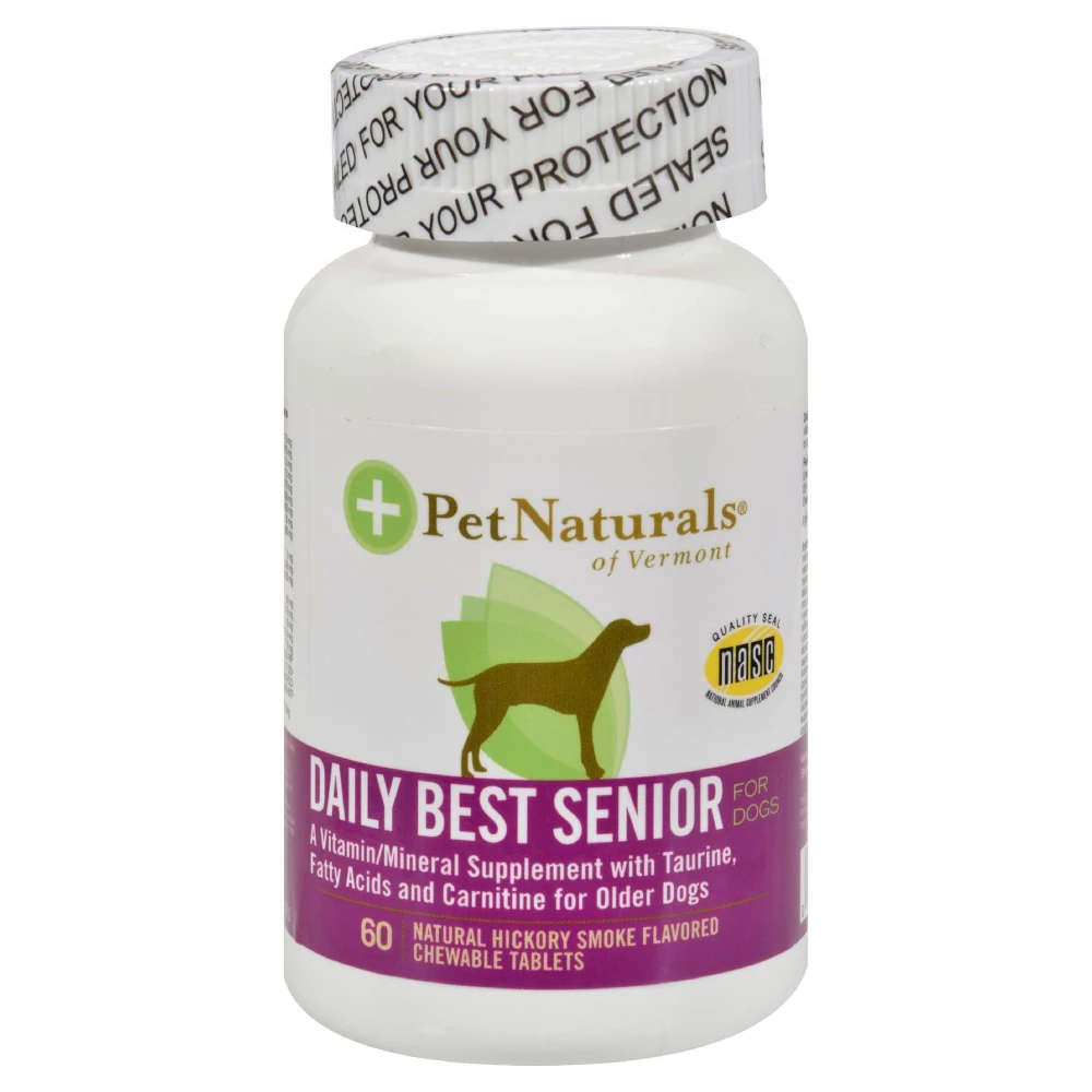 Pet Naturals of Vermont Daily Best for Dogs - Senior Multi-Vitamin pet supplement