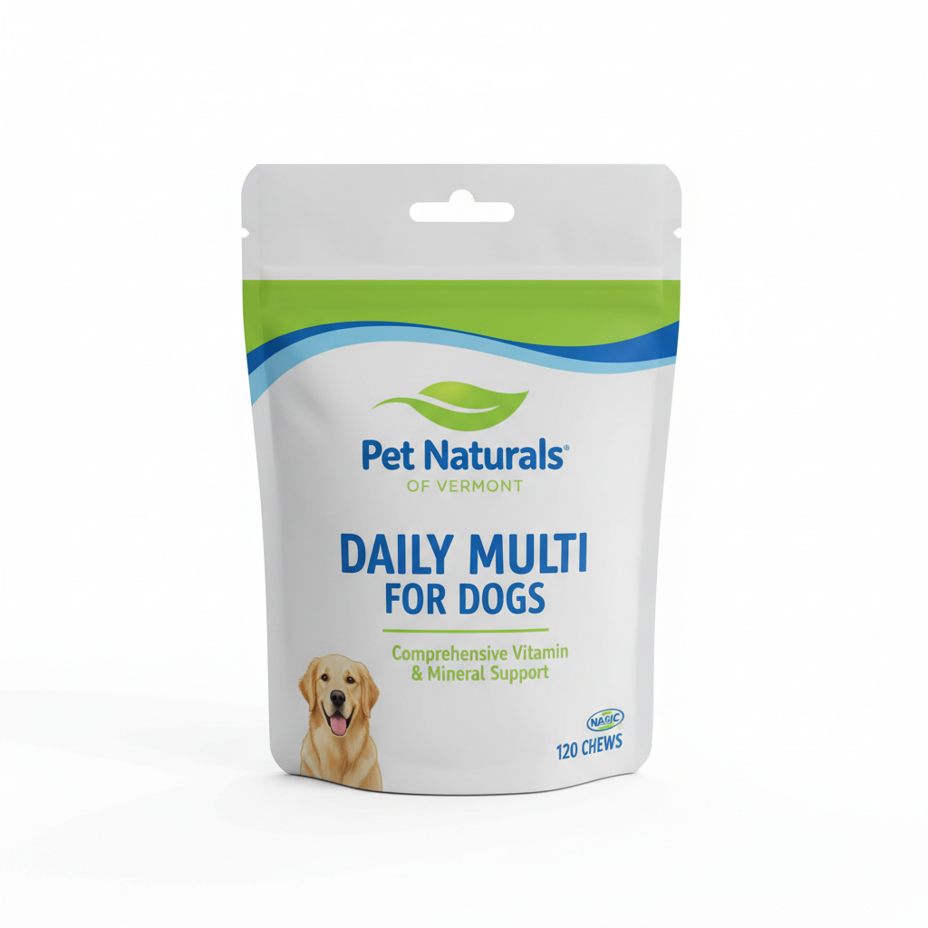 Pet Naturals of Vermont Daily Multi for Dogs - Comprehensive Vitamin & Mineral Support pet supplement