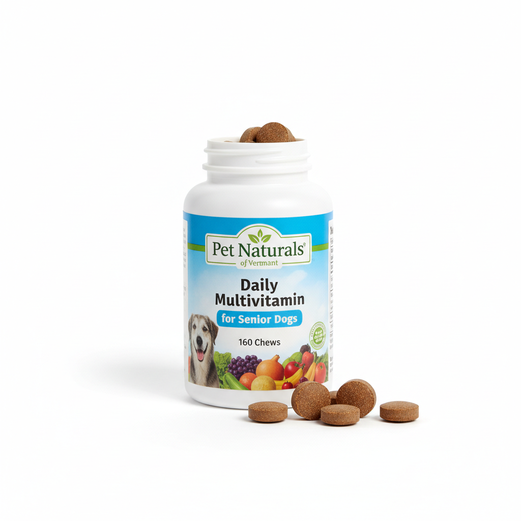 Pet Naturals of Vermont - Daily Multivitamin for Senior Dogs, 160 Chews pet supplement