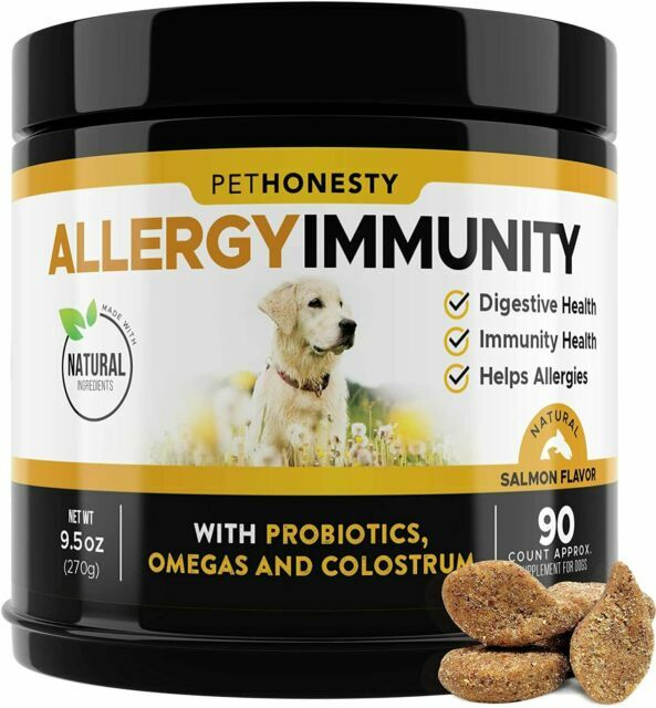 PetHonesty Advanced Allergy & Immune Supplement for Dogs - Salmon