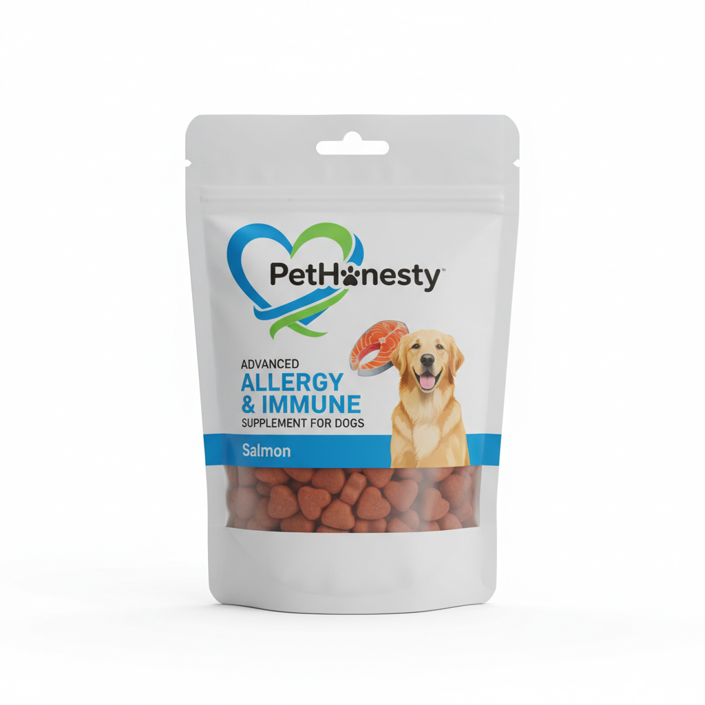 PetHonesty Advanced Allergy & Immune Supplement for Dogs - Salmon pet supplement