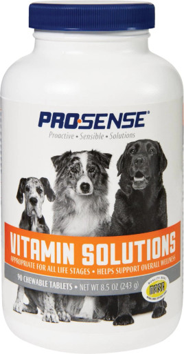 Pro-Sense Dog Vitamin Solutions Chewable Tablet Multivitamin for Dogs pet supplement