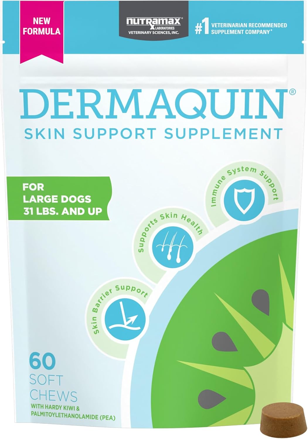 Skin & Coat Supplement Chews for Dogs