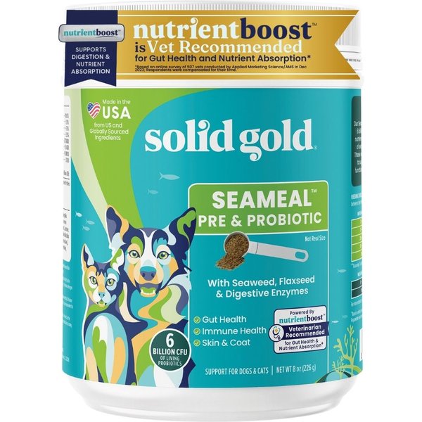 Solid Gold Gut Health Probiotic Powder for Dogs & Cats