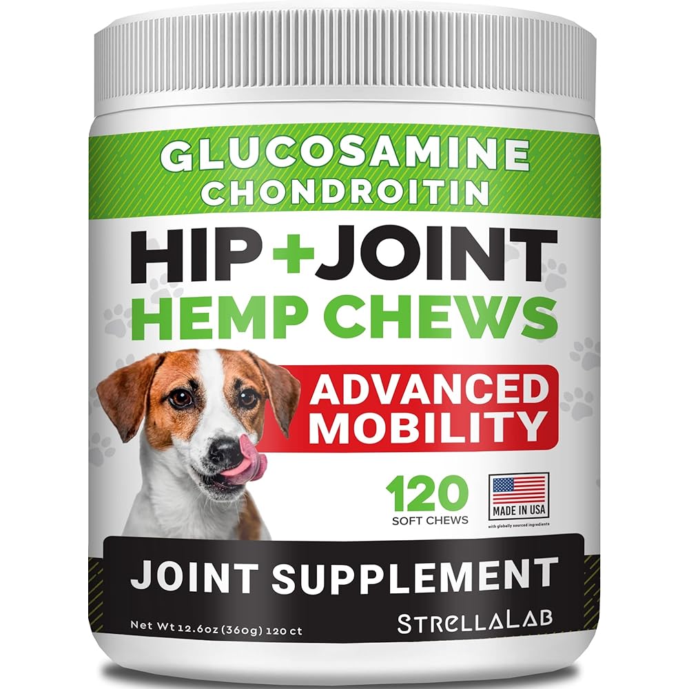 StrellaLab Hemp Treats for Dogs - Joint & Mobility pet supplement