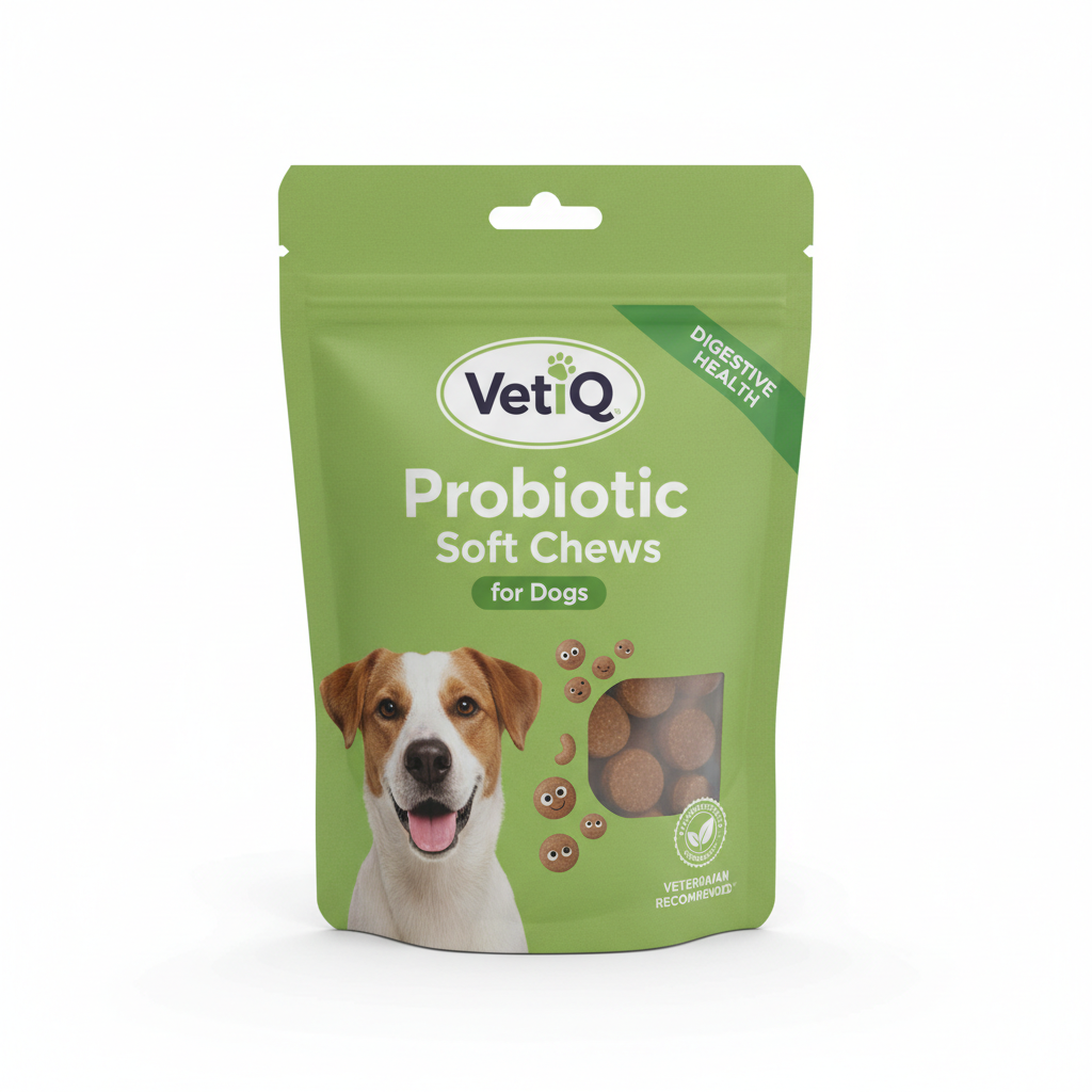 VetIQ Probiotic Soft Chews for Dogs pet supplement