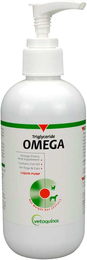 Vetoquinol Triglycercide Omega-3 & Multivitamin Liquid for Dogs & Cats