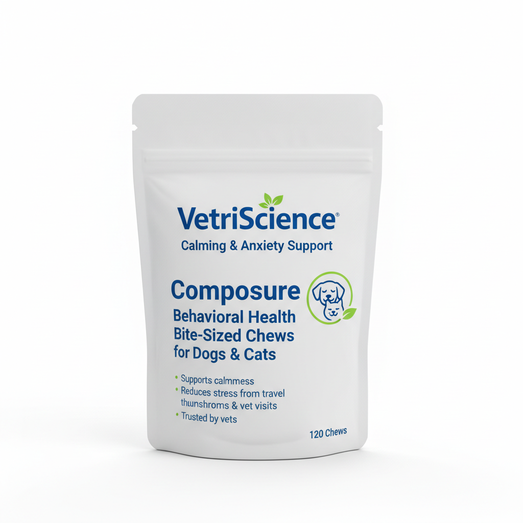 VetriScience Composure Behavioral Health Bite-Sized Chews for Dogs & Cats