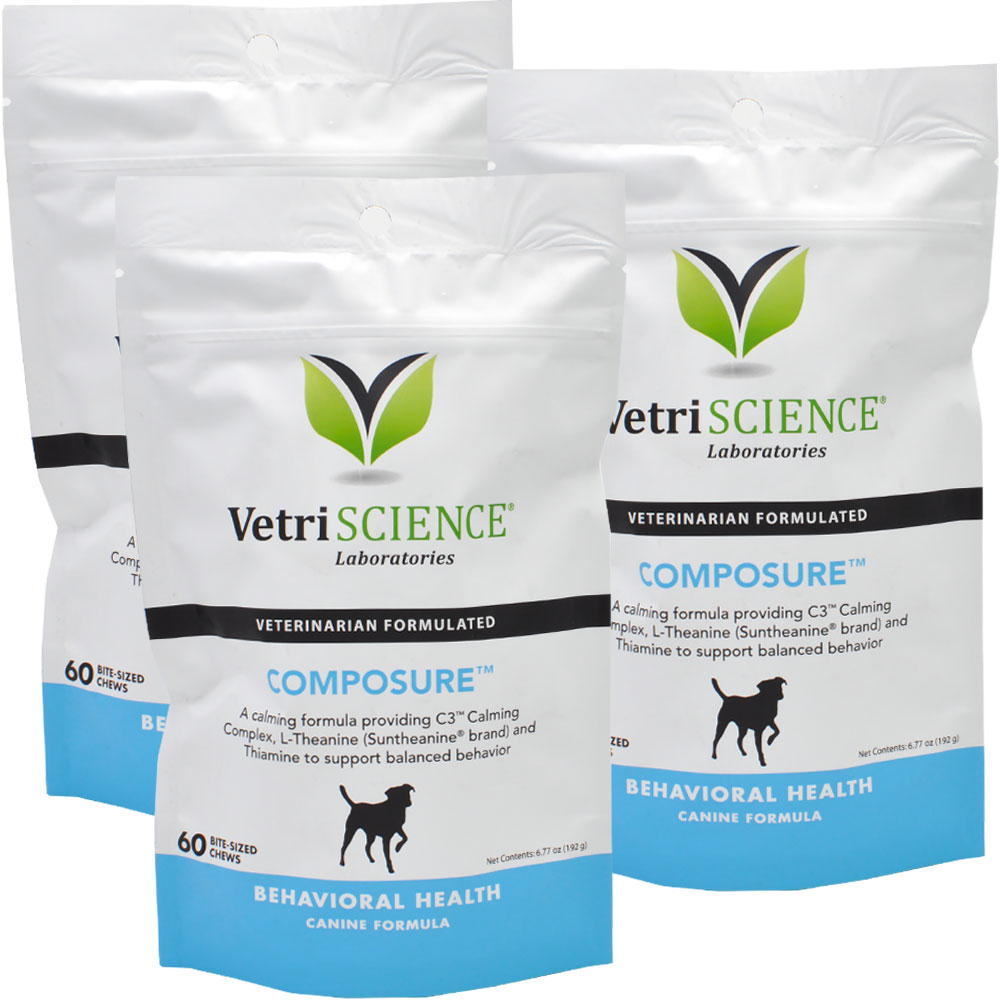 VetriScience Composure Behavioral Health Bite-Sized Chews for Dogs & Cats