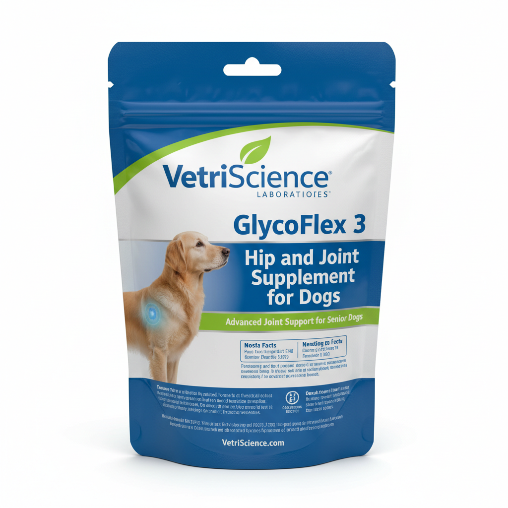 VetriScience Laboratories - GlycoFlex 3 Hip and Joint Supplement for Dogs - Advanced Joint Support for Senior Dogs