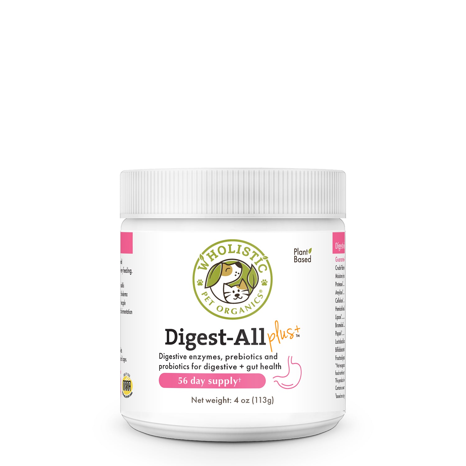 Wholistic Pet Organics Digest-All Plus Enzyme and Probiotic Supplement