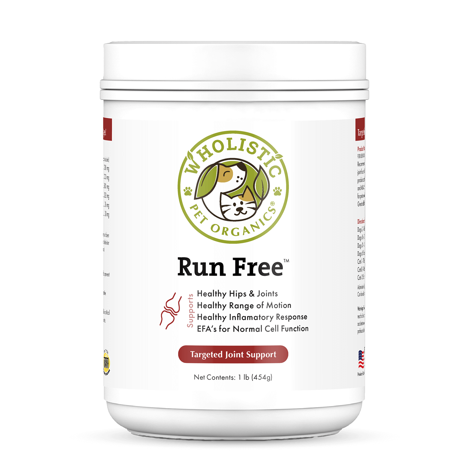 Wholistic Pet Organics Run Free Joint Supplement for Dogs
