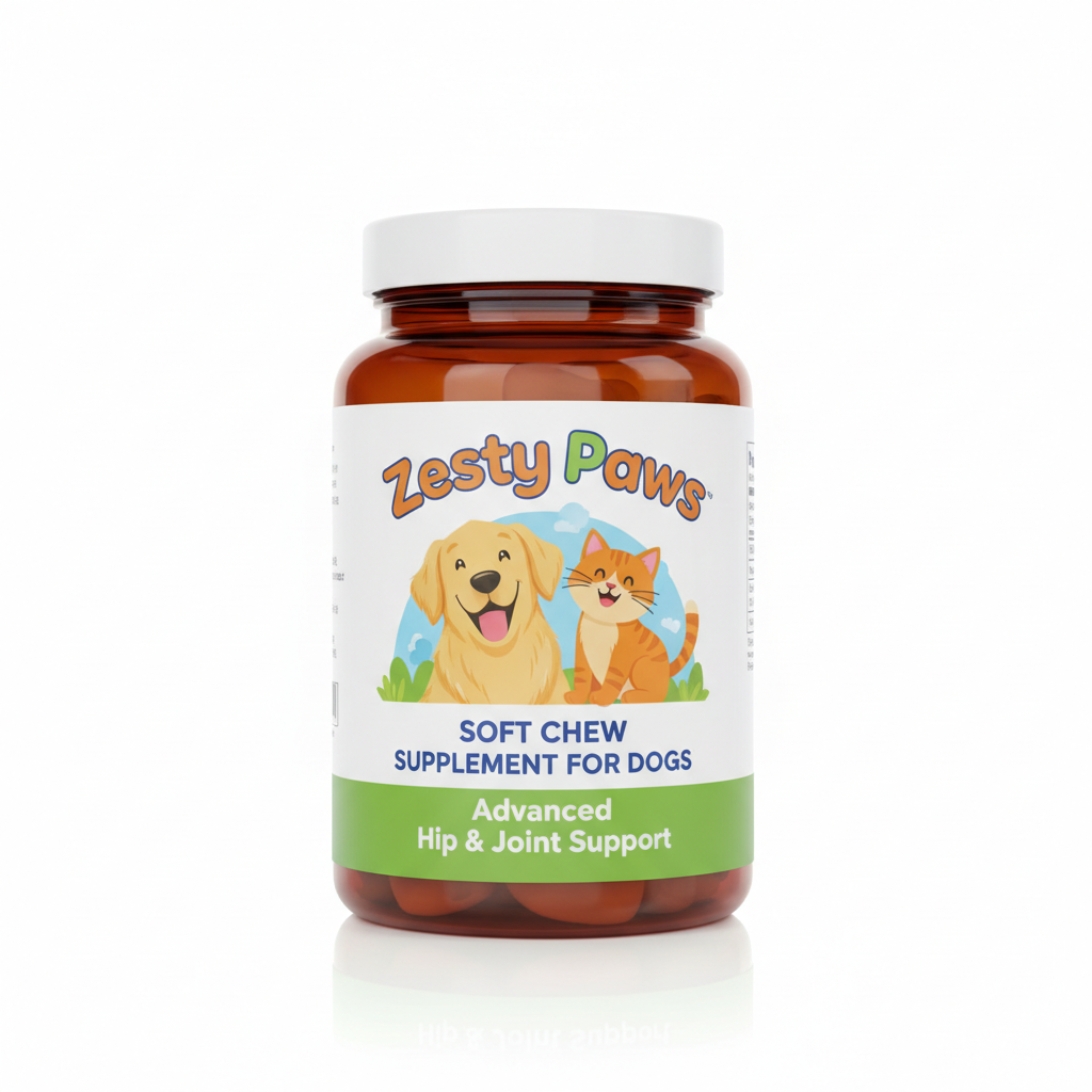 Zesty Paws Calming Bites with Hemp for Dogs pet supplement