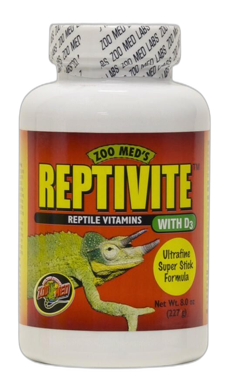 Zoo Med Reptivite with D3 pet supplement