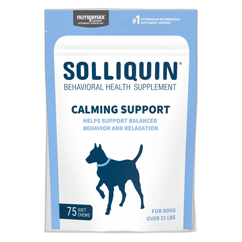 Nutramax Solliquin Calming Behavioral Health Supplement for Dogs calming & anxiety supplement