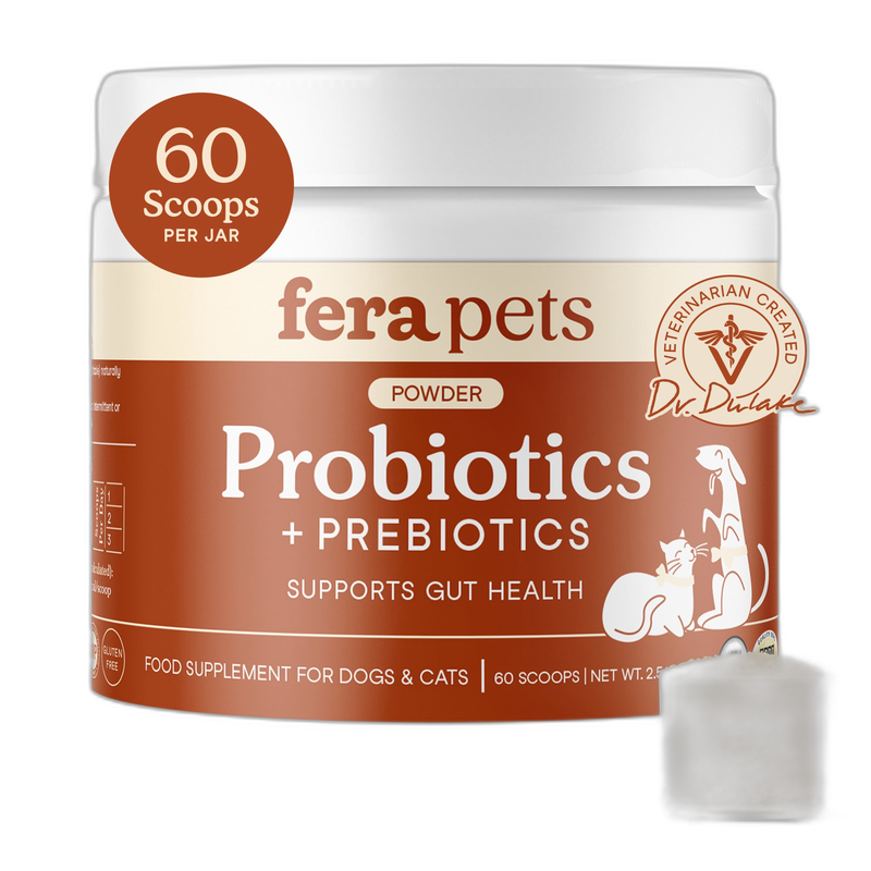 Fera Pet Organics Probiotics with Prebiotics for Dogs & Cats pet supplement