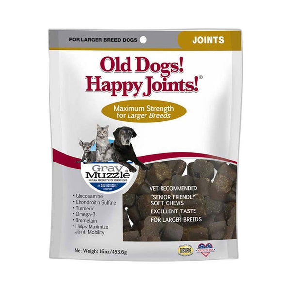Ark Naturals Gray Muzzle Old Dogs! Happy Joints pet supplement